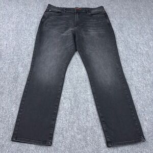 Lucky Brand Jeans Men 40x34 Black 410 Athletic Straight Stretch Denim